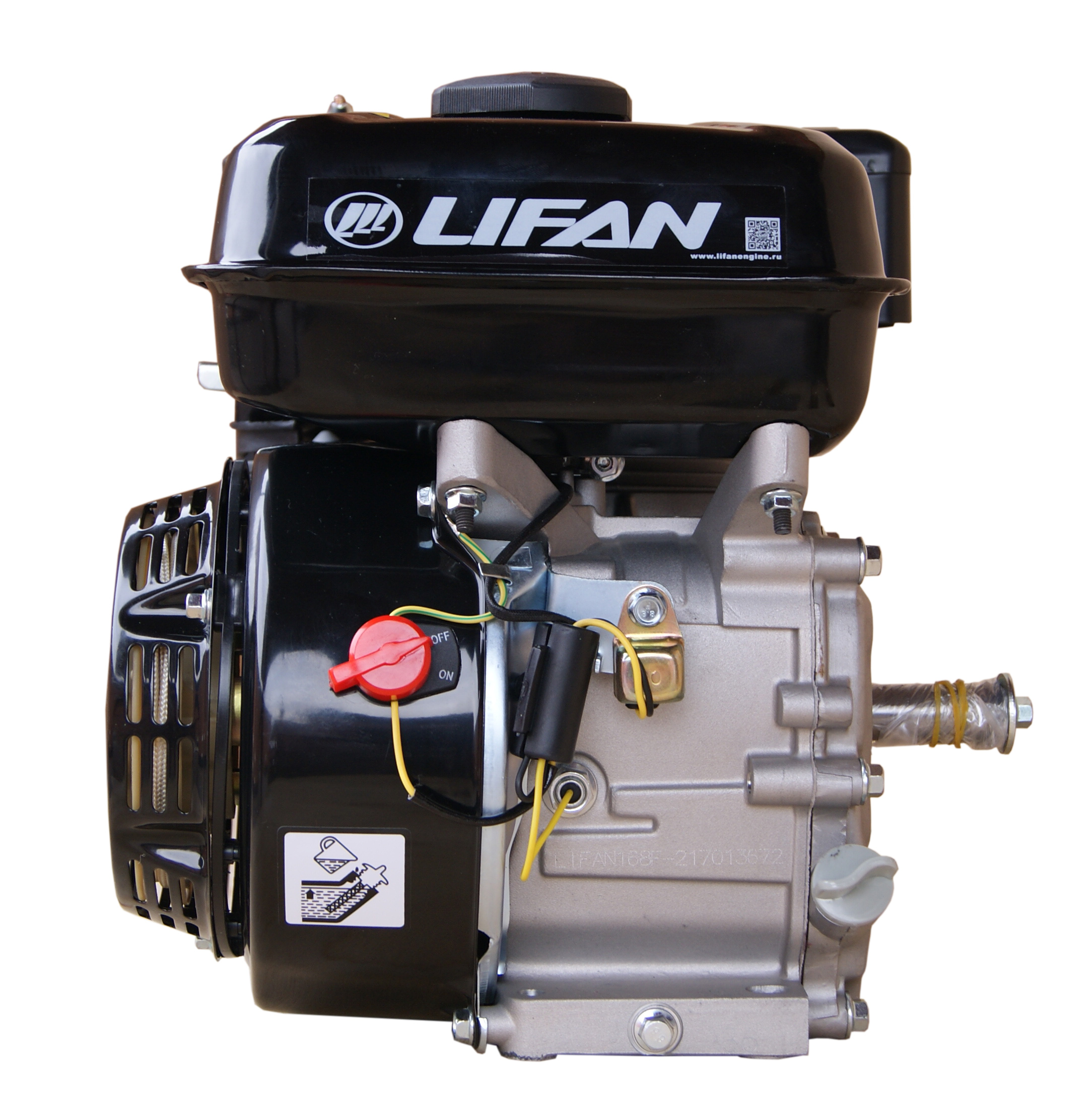 Двигатель LIFAN 168F-2М (6,5 л.с, d вала 20мм)