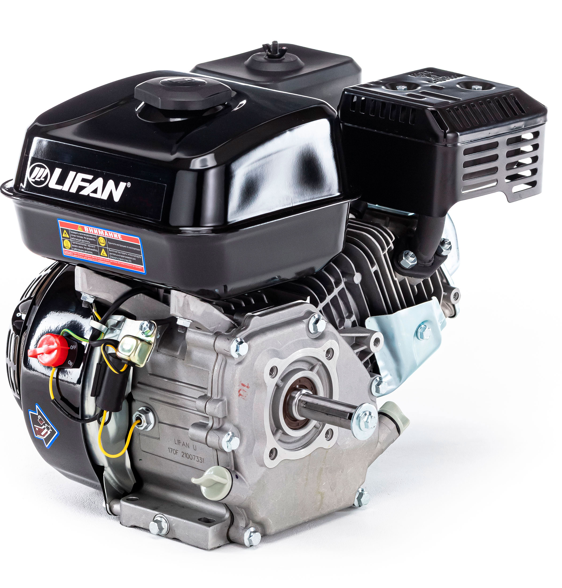 Двигатель LIFAN 170FM (7,0 л.с, d вала 19мм)
