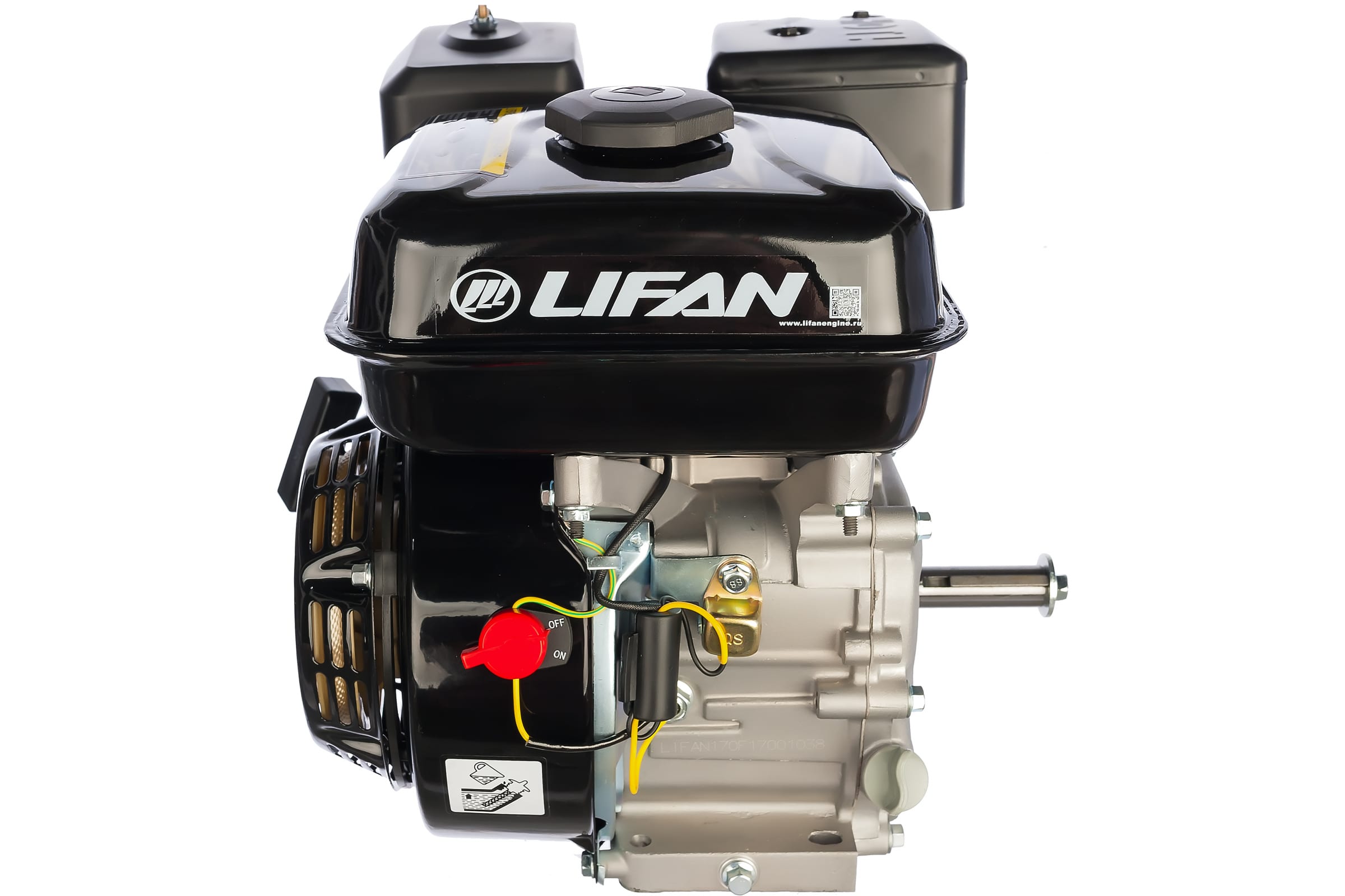 Двигатель LIFAN 170F (7,0 л.с, d вала 19мм)
