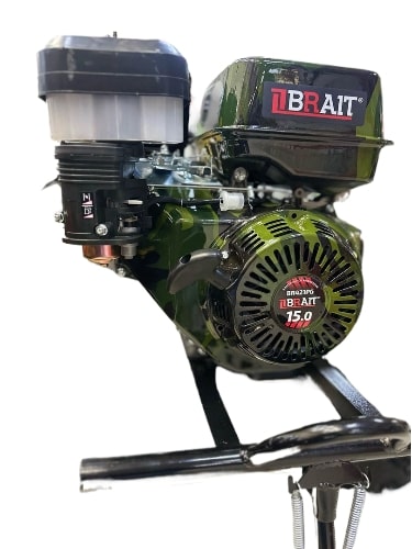 Мотоблок BRAIT BR-135GDHPRO (15 л.с, 3+1, колеса 5х12, камуфляж)